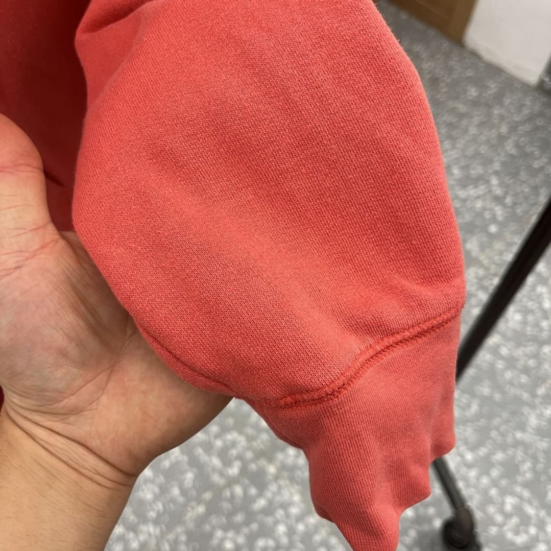 오베이 캐주얼 오버핏 약기모 후드티 105 C05823 상품이미지5