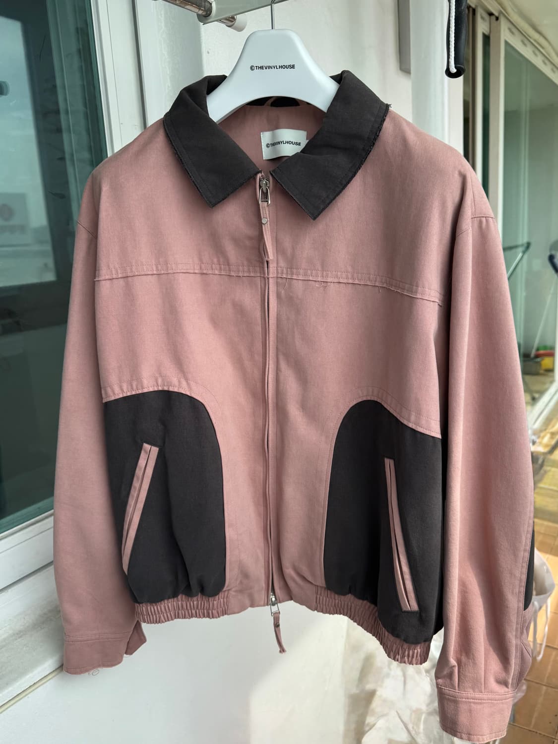 더바이닐하우스 cutoff bluson/pink/M사이즈 상품이미지1
