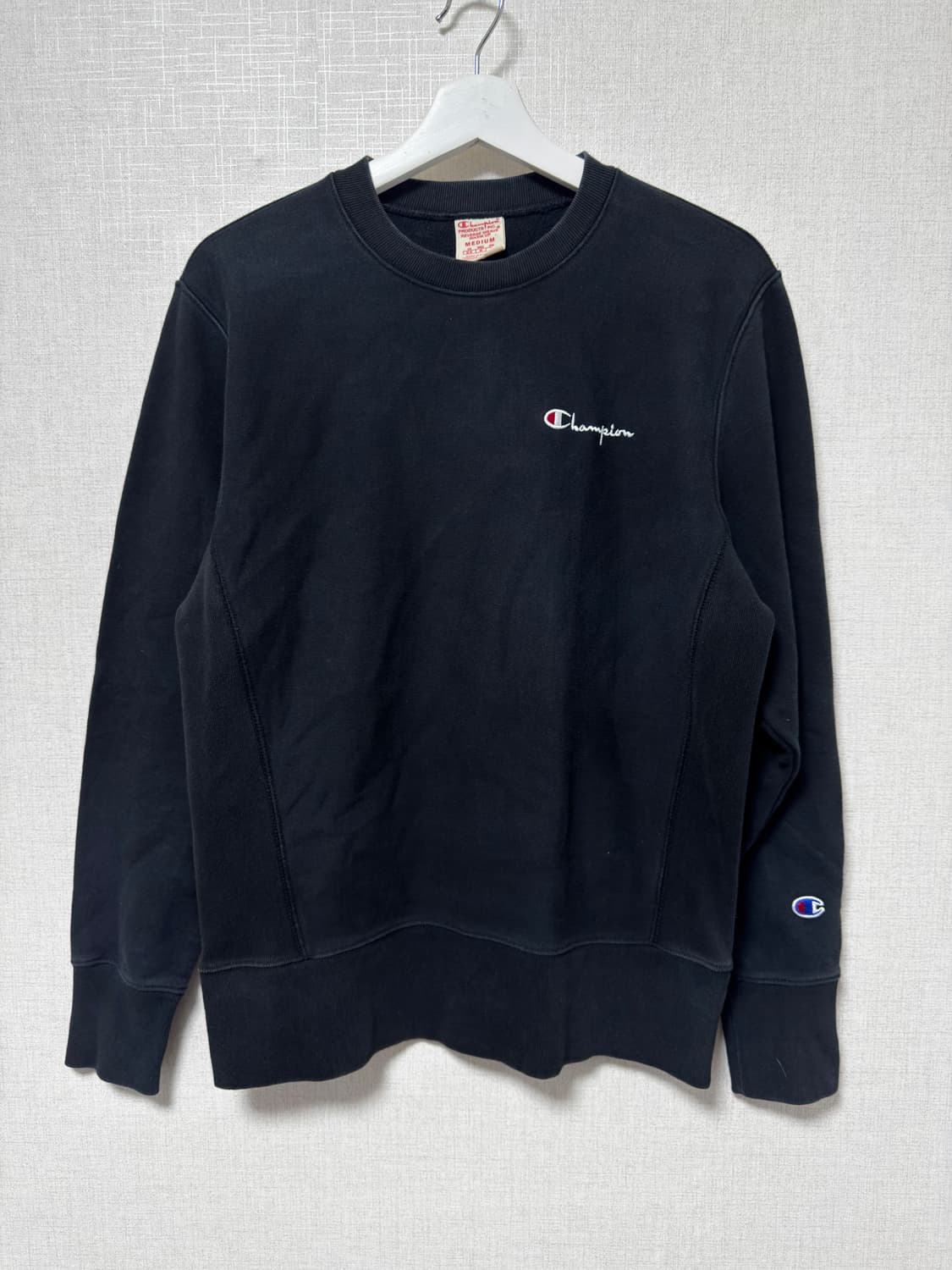 챔피온 레드 리버스위버 맨투맨  상품이미지1