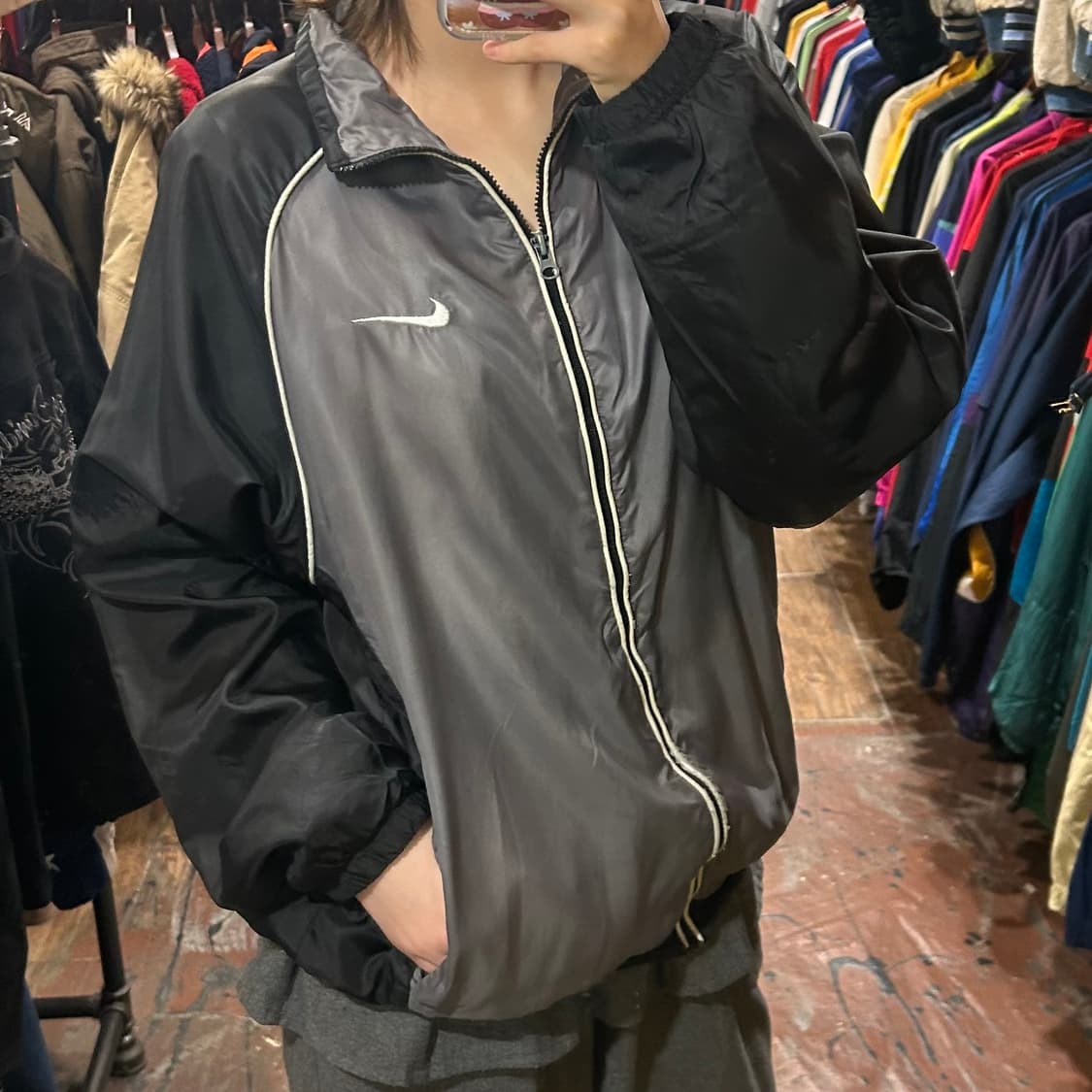 [HI] 나이키 바람막이 그레이 상품이미지4