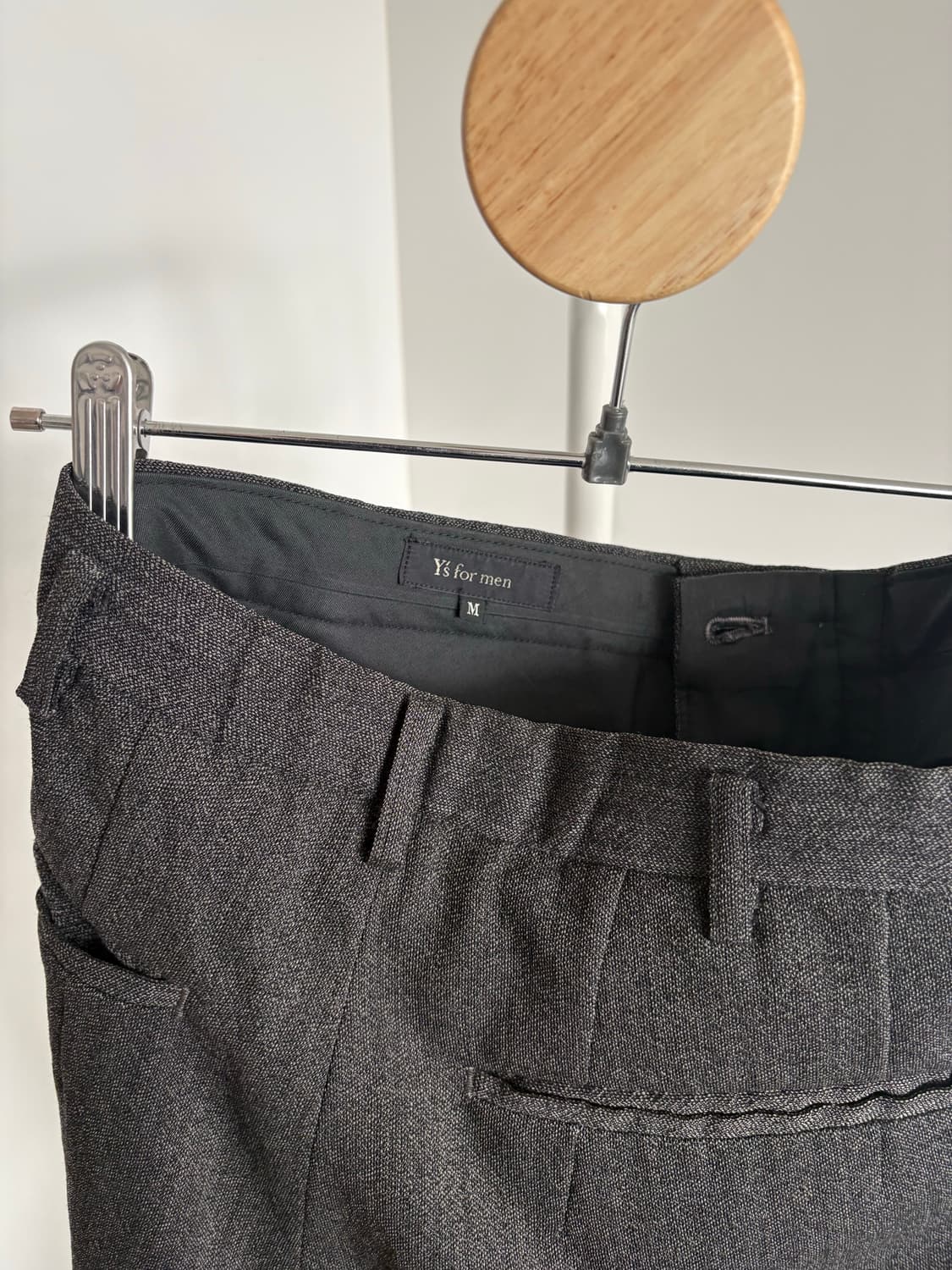 와이즈 포 맨 요지야마모토 투턱 팬츠 M 상품이미지3