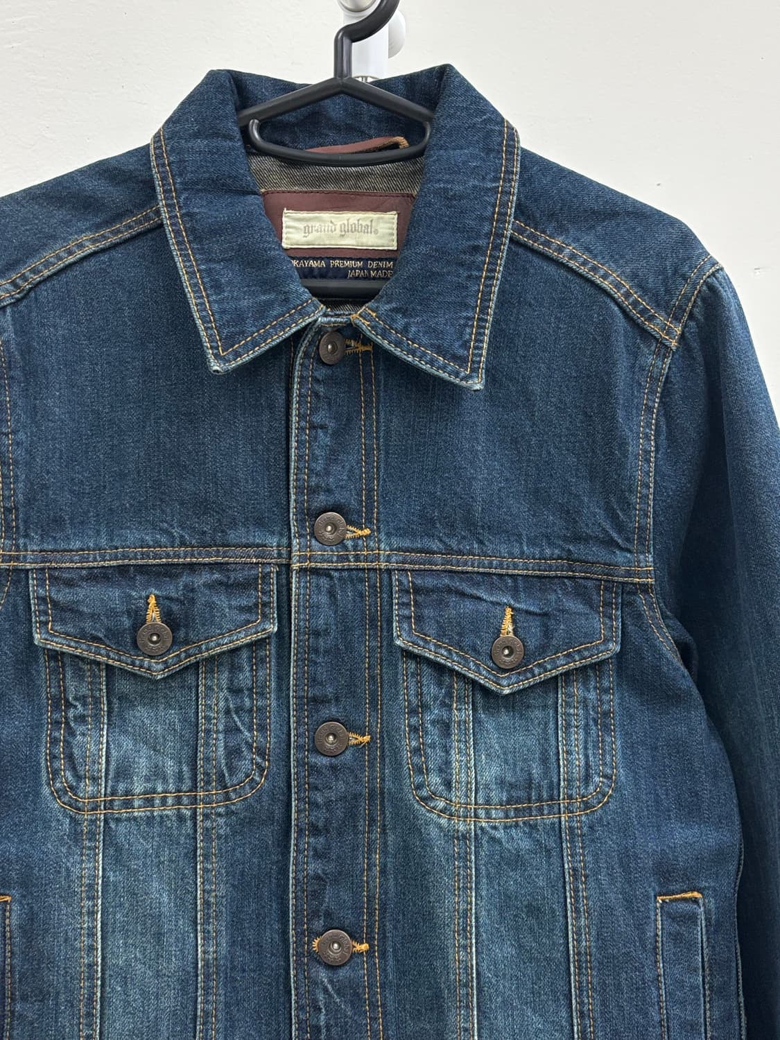 빈티지 데님 청자켓 상품이미지6