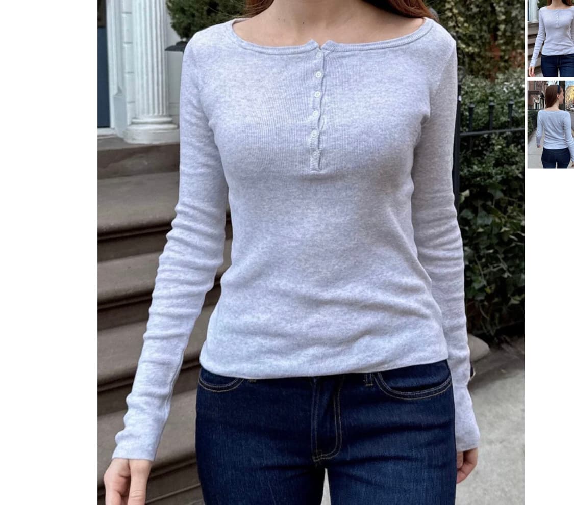 브랜디멜빌 젤리탑 그레이 상품이미지1