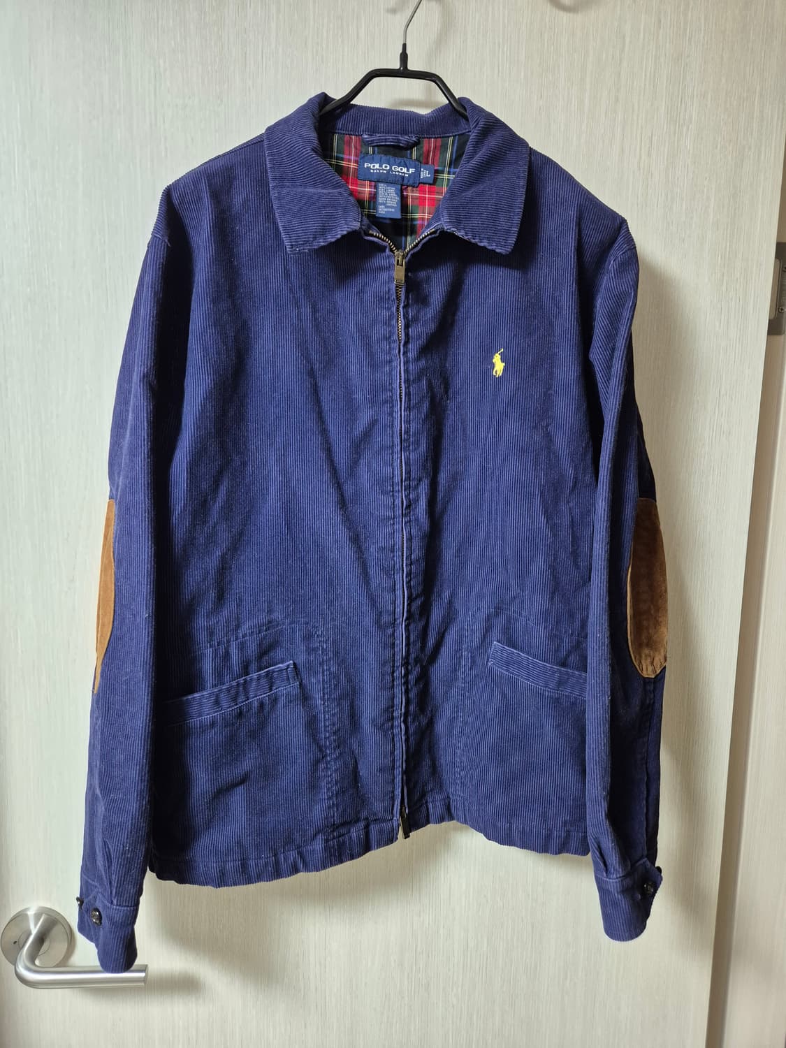 폴로 랄프로렌 골프 코듀로이 자켓 네이비 점퍼 라지 상품이미지2