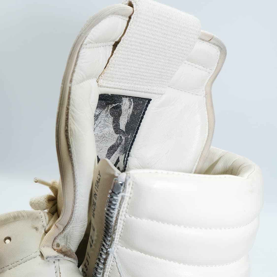 릭오웬스 지오바스켓 밀크 레더 42(270) 사이즈 BT27016 상품이미지7