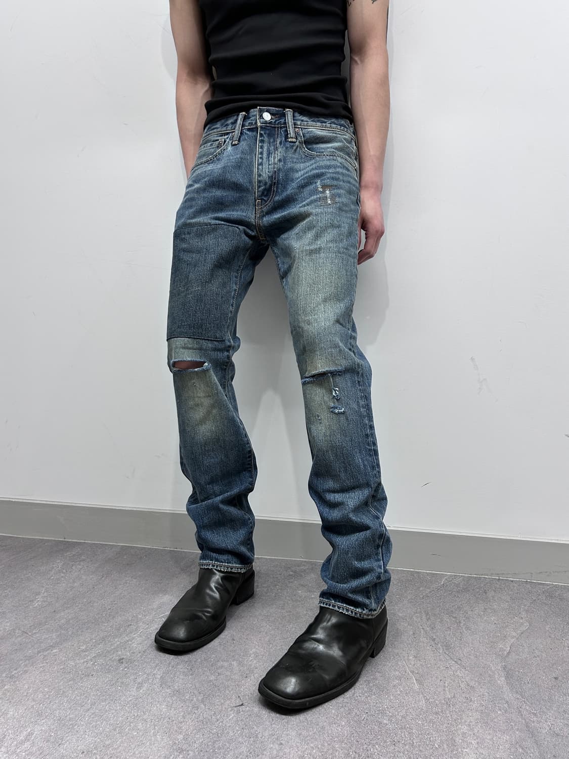 리바이스 511 패치워크 디스트레스드 데님 상품이미지1