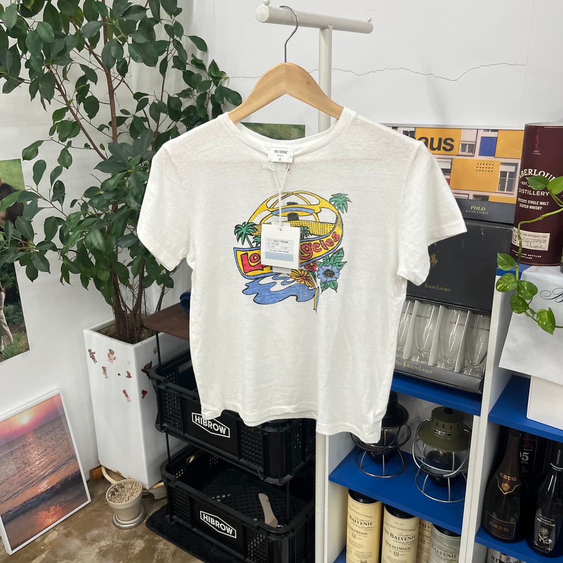 리던 반팔 티셔츠 새상품 S 상품이미지1