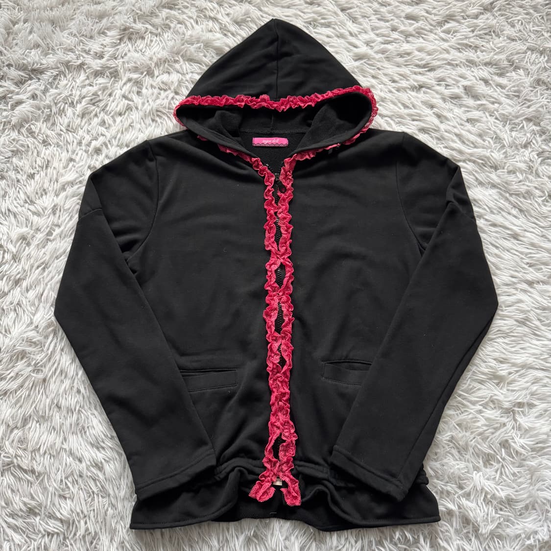 SUGER DALL 일본빈티지 갸루 후드집업 노드 지뢰계 모리걸 M 40 상품이미지2