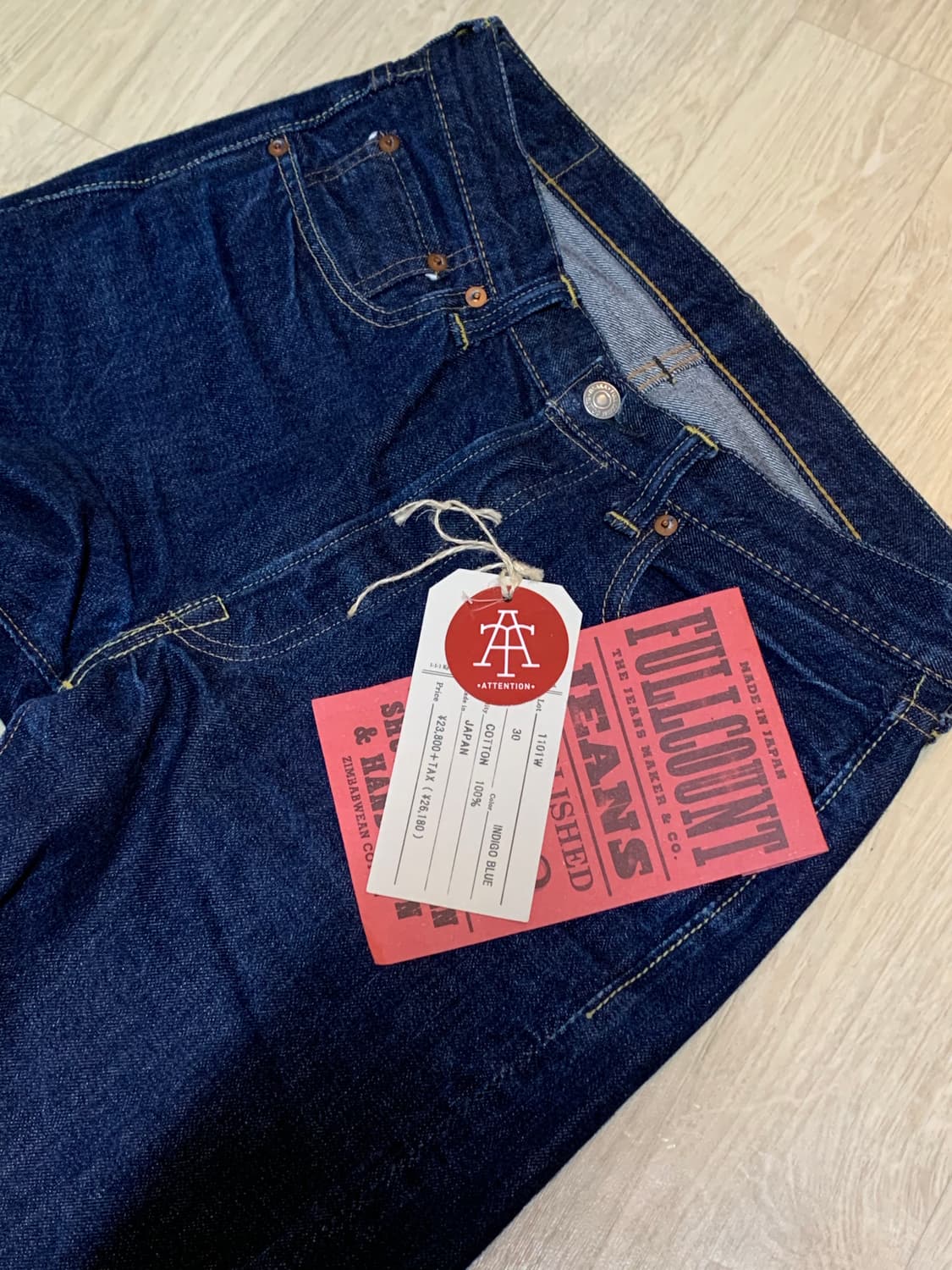 풀카운트 1101W 30사이즈 상품이미지1