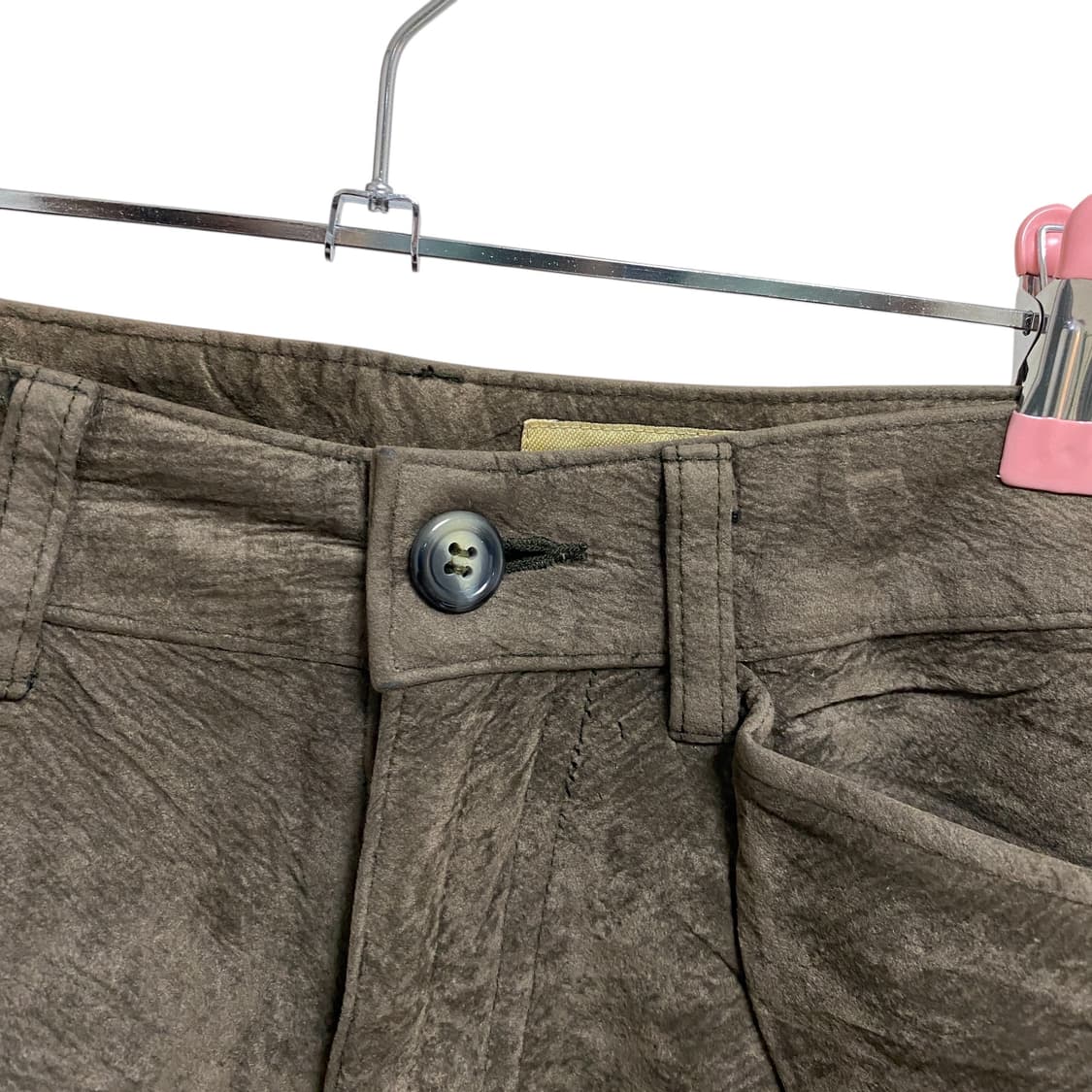 Brown stitch detail bootscut pants 상품이미지5