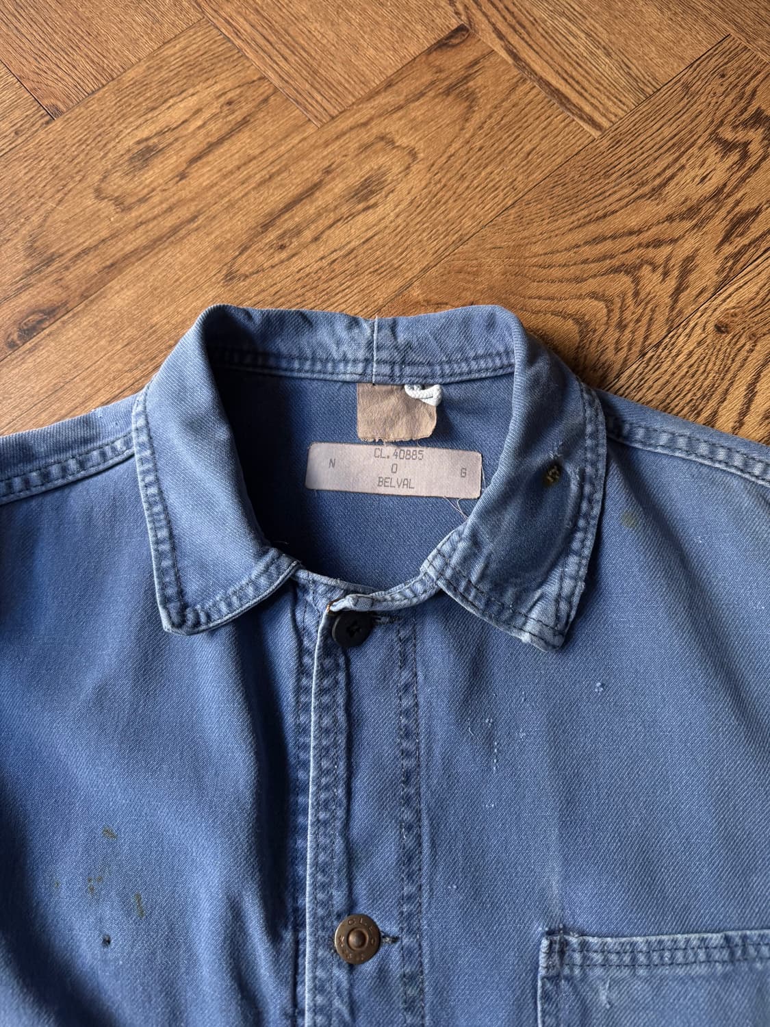 [M]90's 빈티지 페이딩 프렌치 워크자켓 상품이미지2