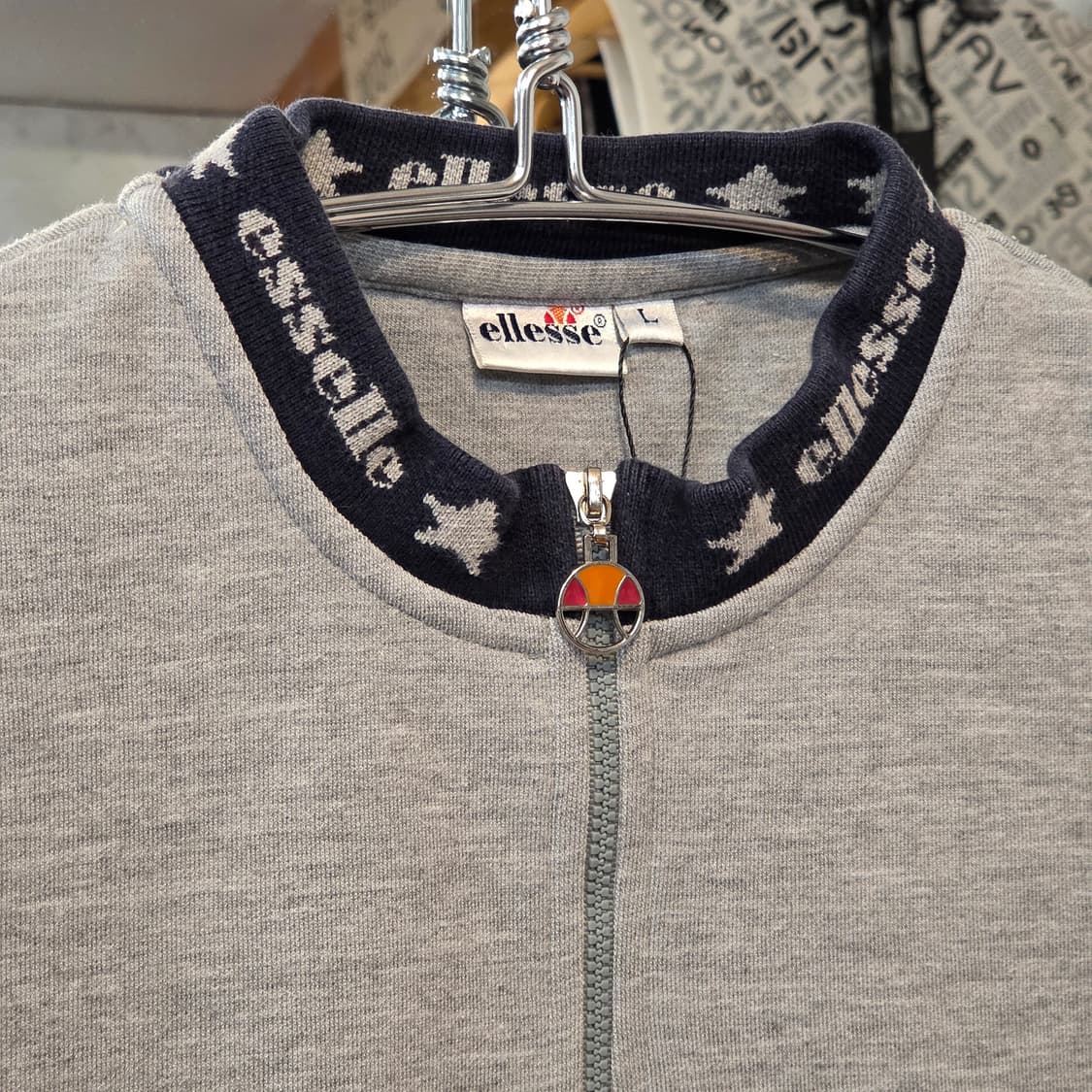 엘레쎄 그레이 반집업 7부 롱슬리브 상품이미지4