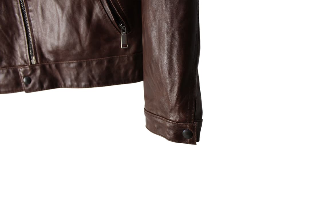 BATA 카우레더 싱글 레더 자켓 상품이미지4