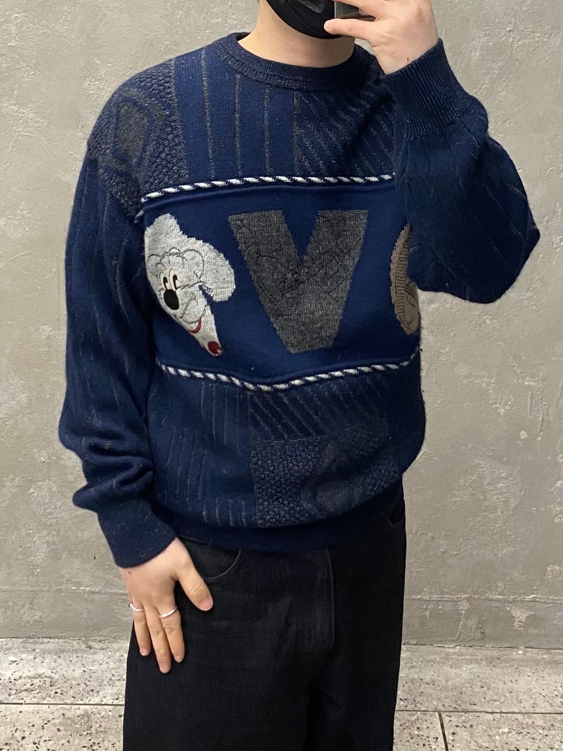 [46] 90s VAZIIE SPORT 빈티지 울 니트 상품이미지8