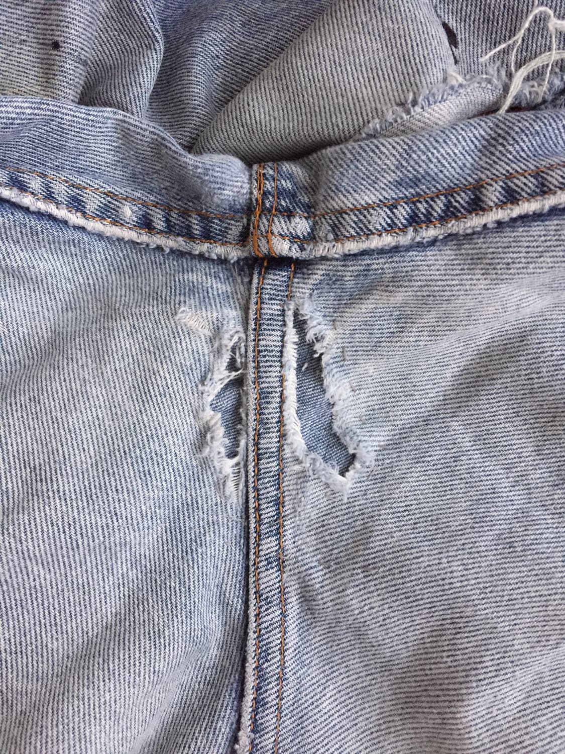 90‘s levis 517 부츠컷 히피 보로 리페어 굿페이딩 굿사이즈 상품이미지9