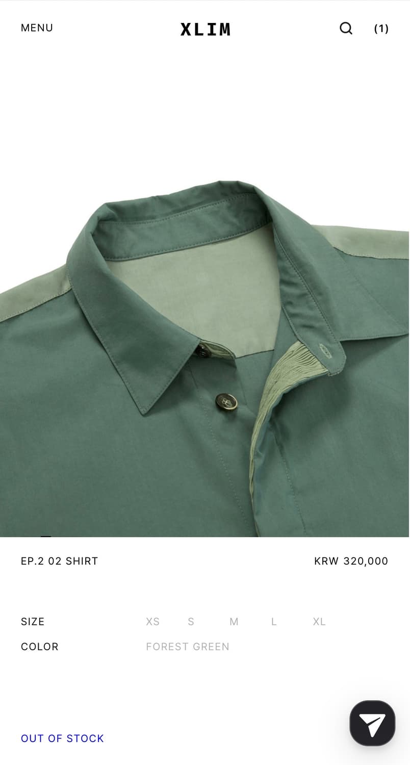 xlim ep.2 02 shirts 판매합니다 상품이미지3