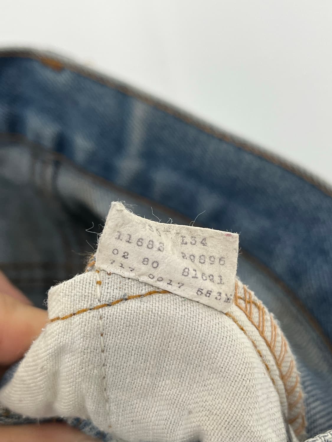 80's Levi's 717 boots cut denim pants 상품이미지7