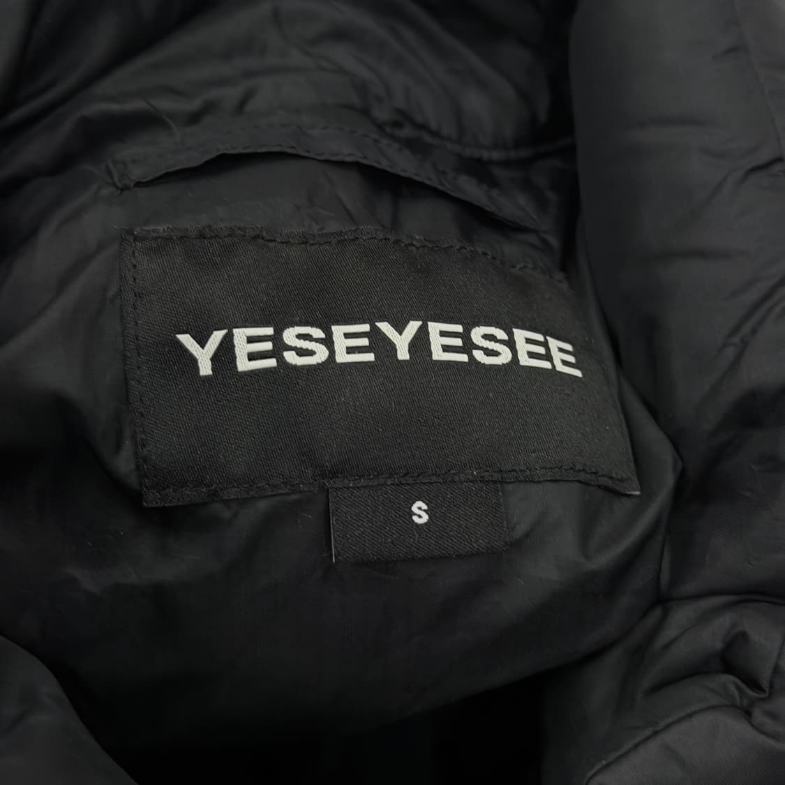 예스아이씨 다운 패딩 자켓 블랙 S 상품이미지4