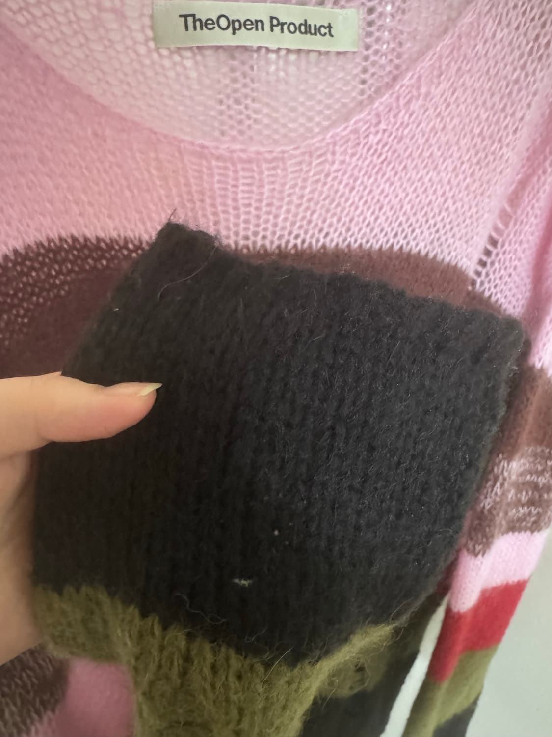 TheOpen Product 스트라이프 니트 상품이미지3