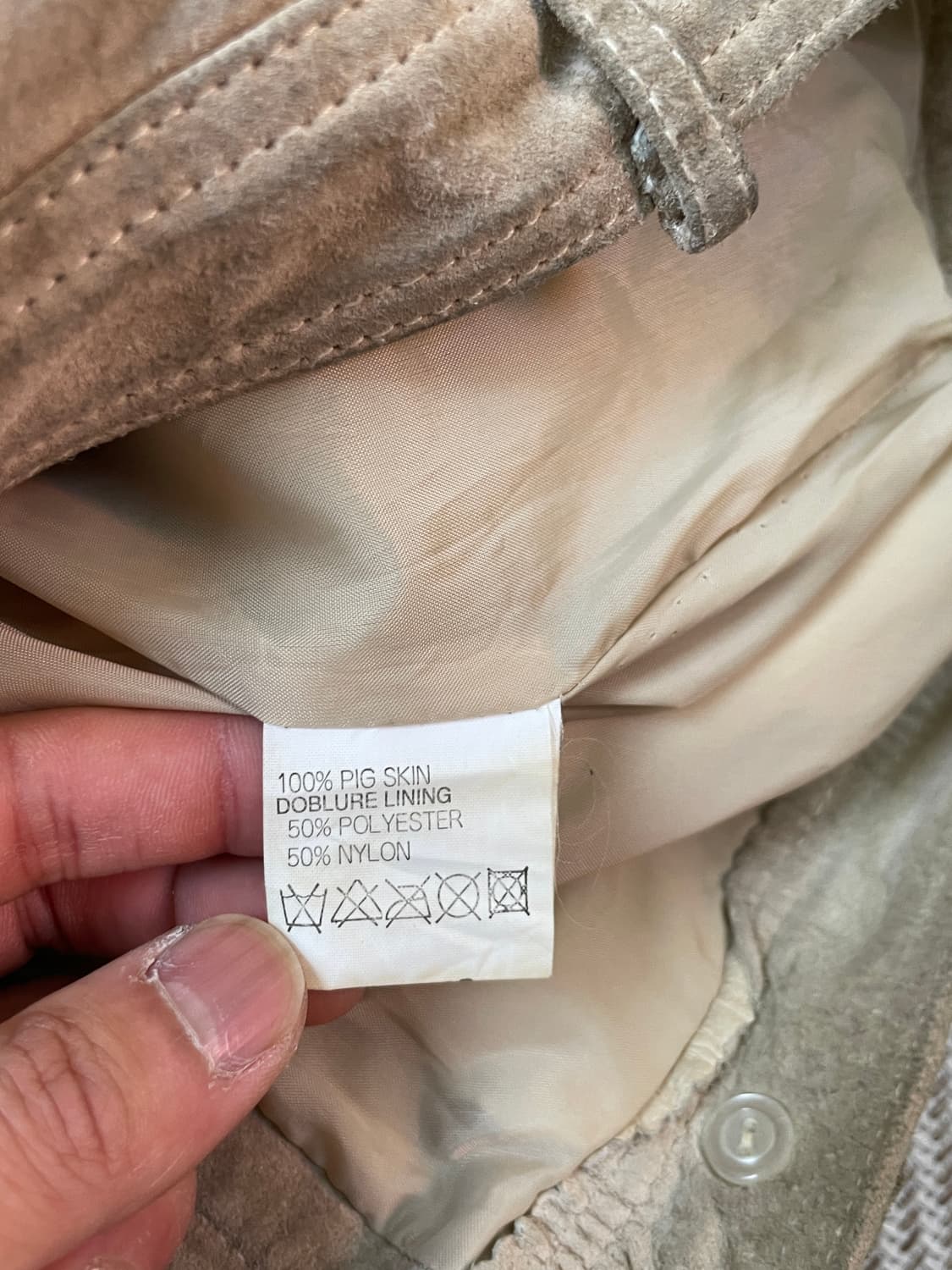 빈티지 피그스킨 스웨이드 팬츠 J03257 상품이미지7