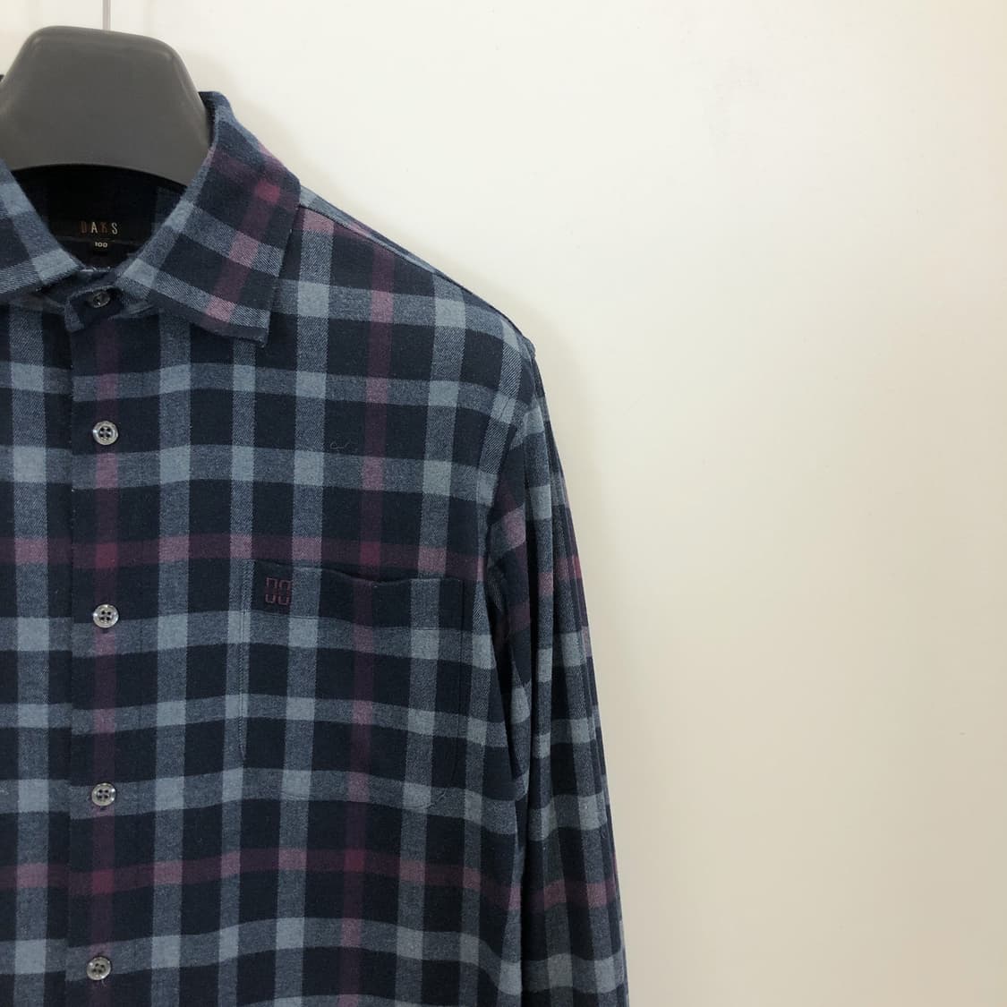 닥스 레귤러 플란넬셔츠 100 사이즈 상품이미지2