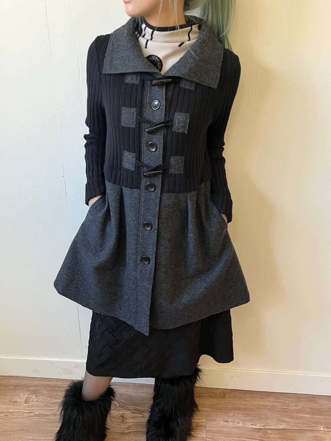 FESTENIR 더플 코트 상품이미지4