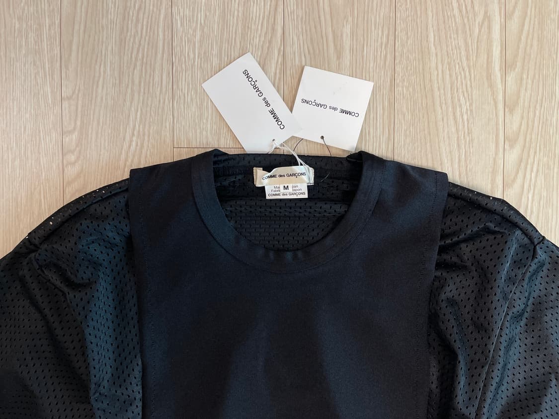 꼼데가르송 레이어드 도킹 메쉬 컷소우 티셔츠 AD2018 상품이미지2