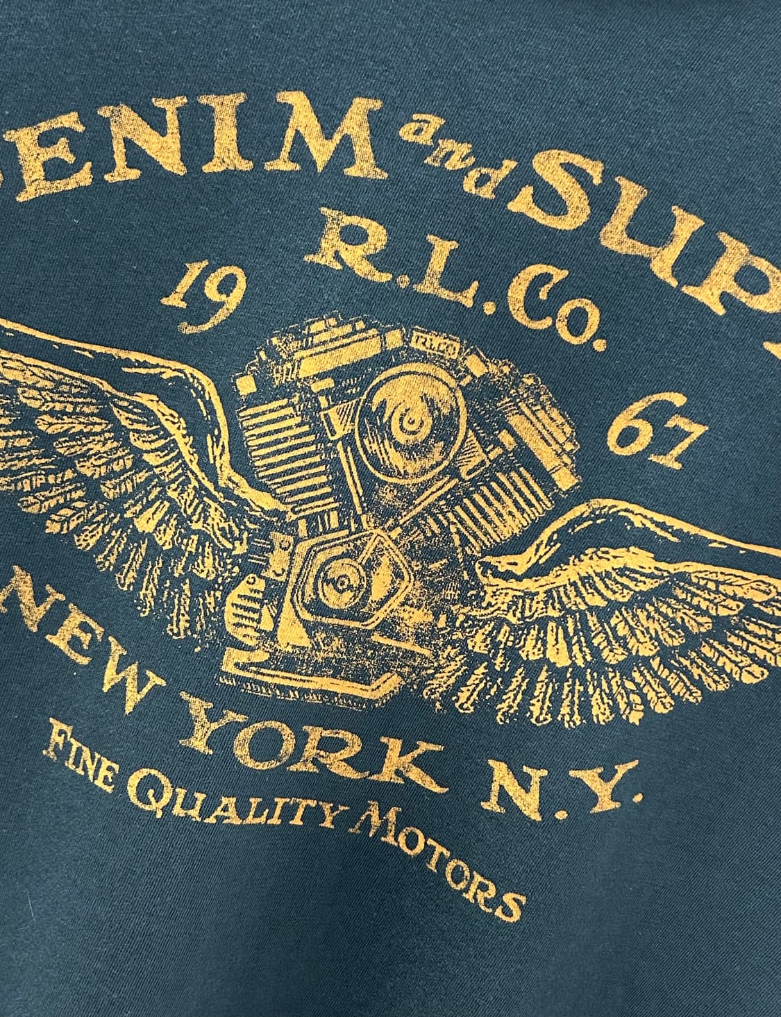 데님앤서플라이 랄프로렌 래글런 티셔츠 상품이미지3