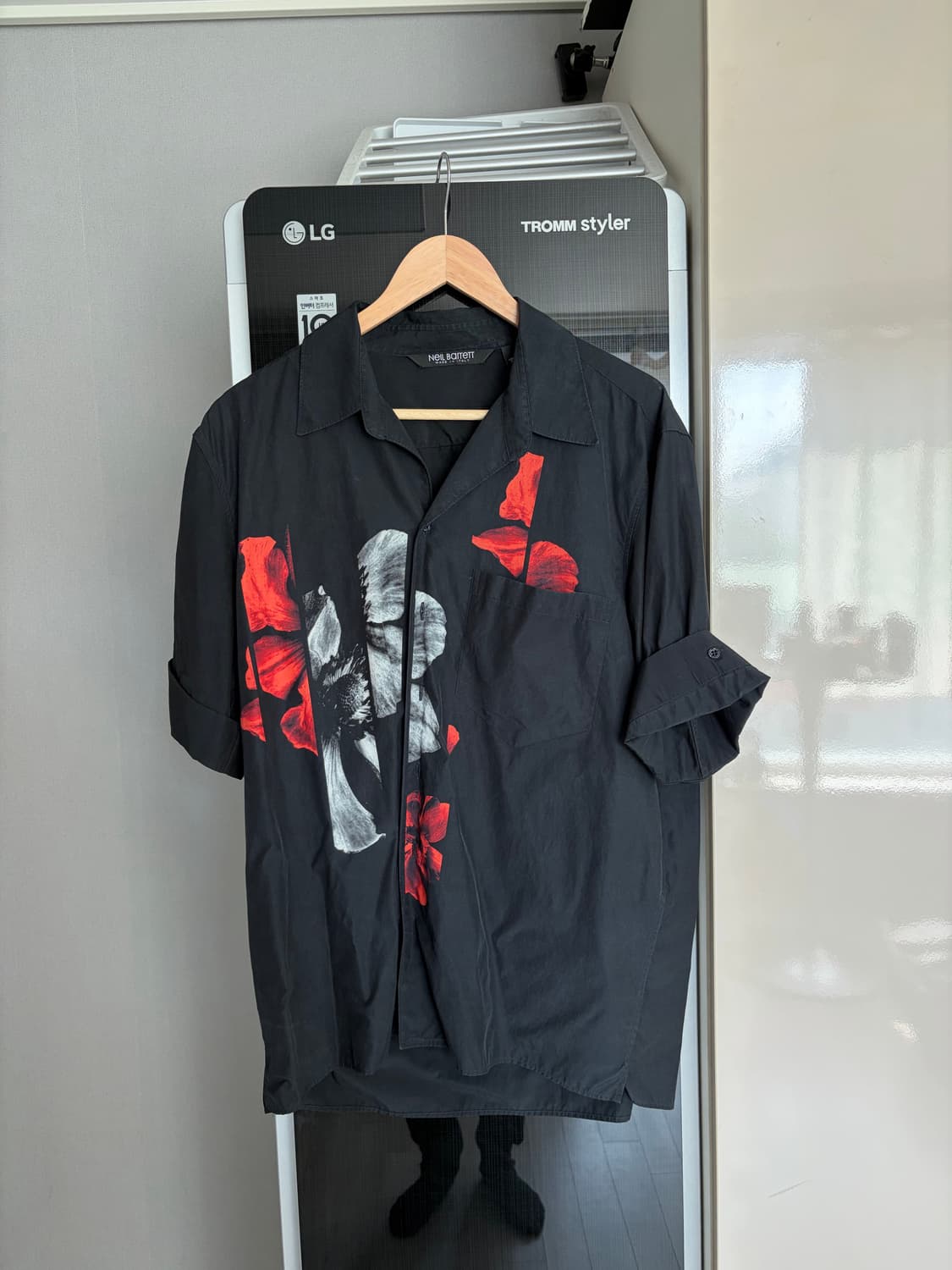 제이홉 착용) 19 S/S 시즌 닐바렛 플로랄 베케이션 셔츠 size L 상품이미지3