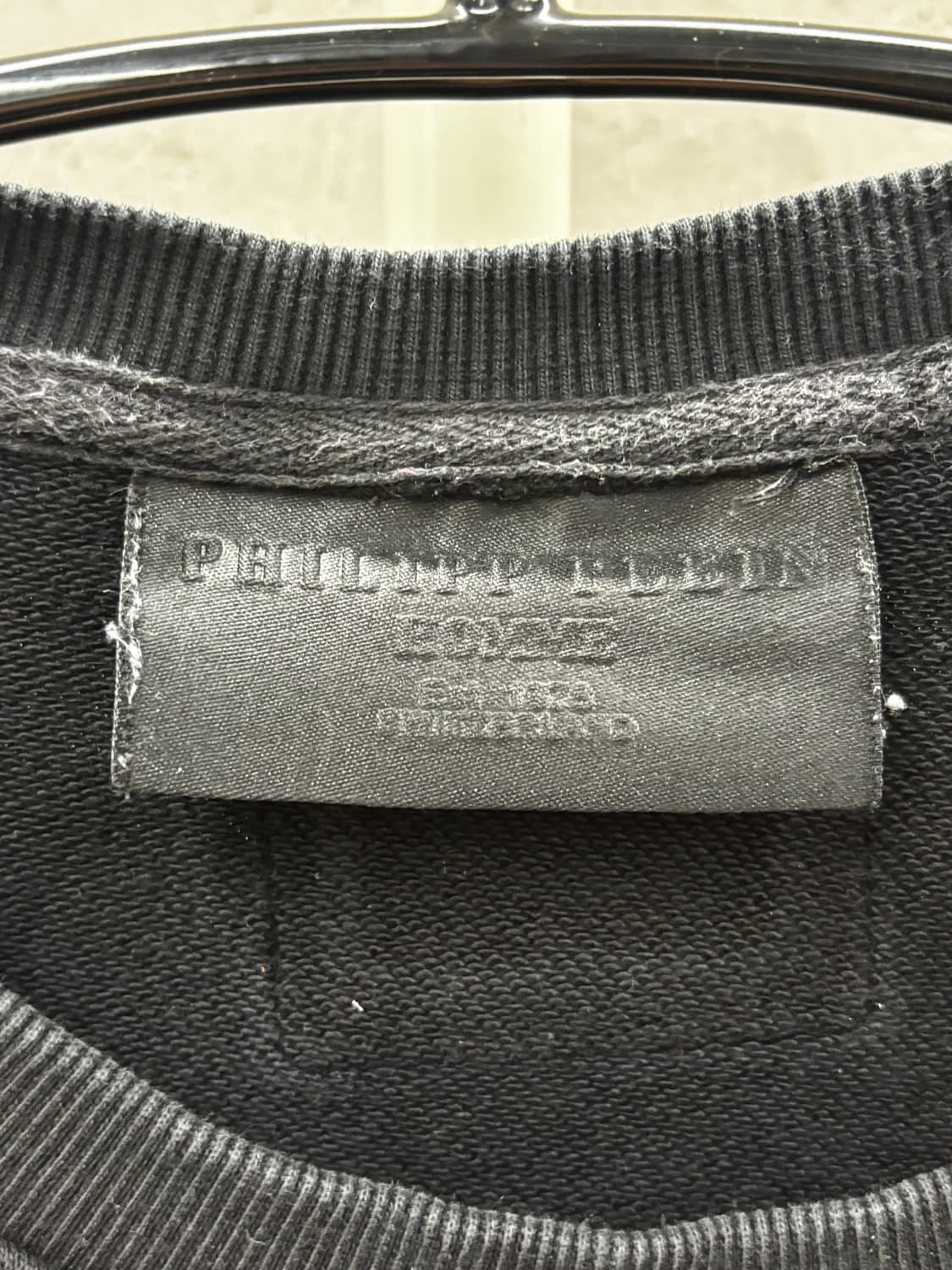 Philipp plein 슈퍼맨 블랙 맨투맨 티셔츠 M 상품이미지4