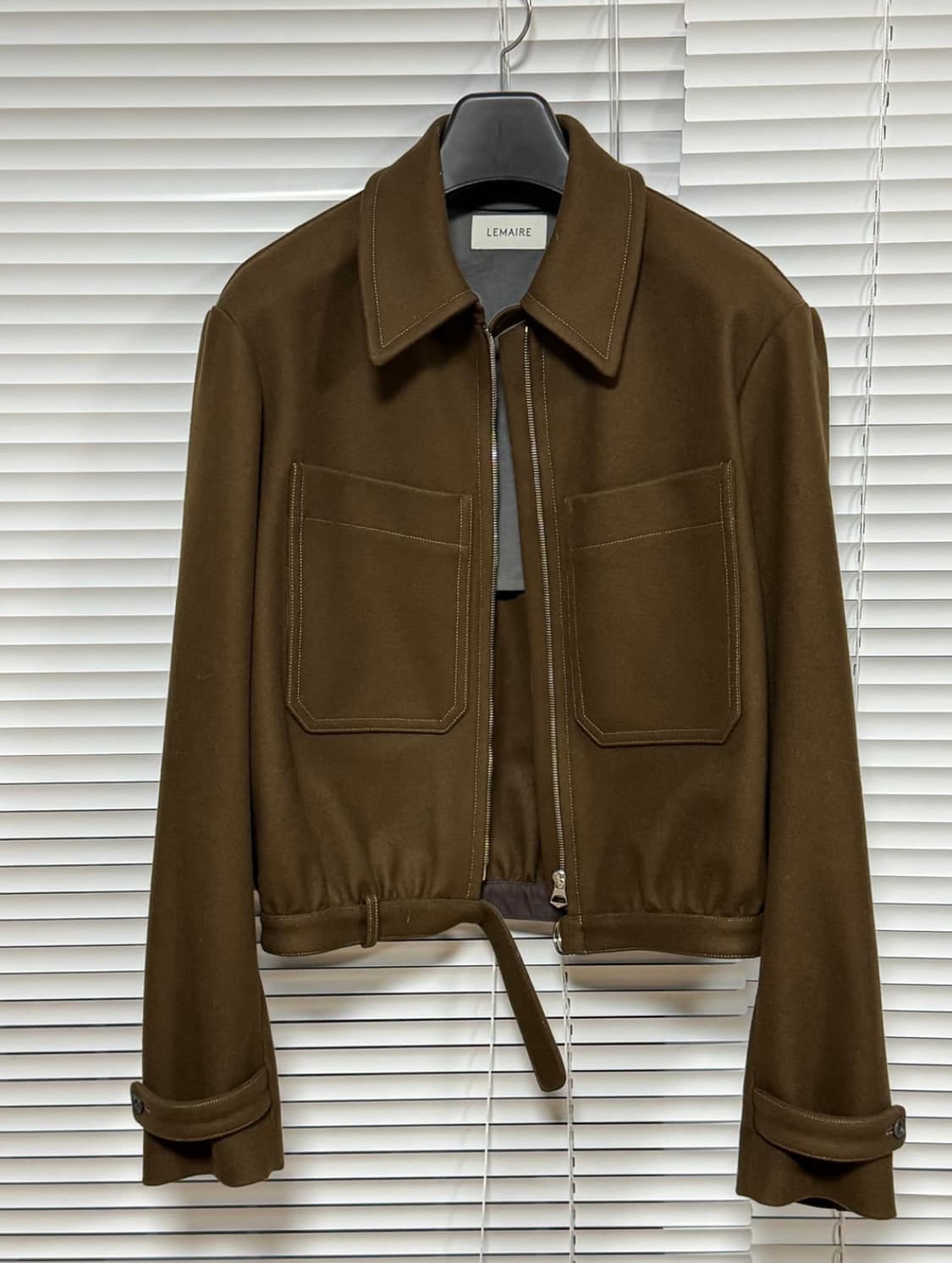 44 르메르 울 블루종 국내판 브라운 상품이미지2