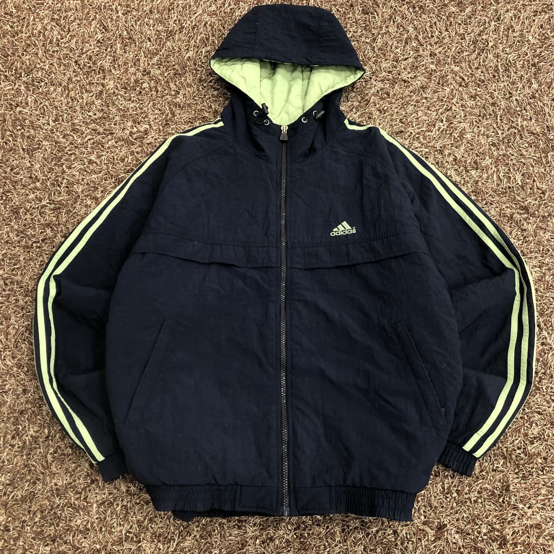 아디다스 올드스쿨 투웨이 퀄팅 바람막이 점퍼 상품이미지3