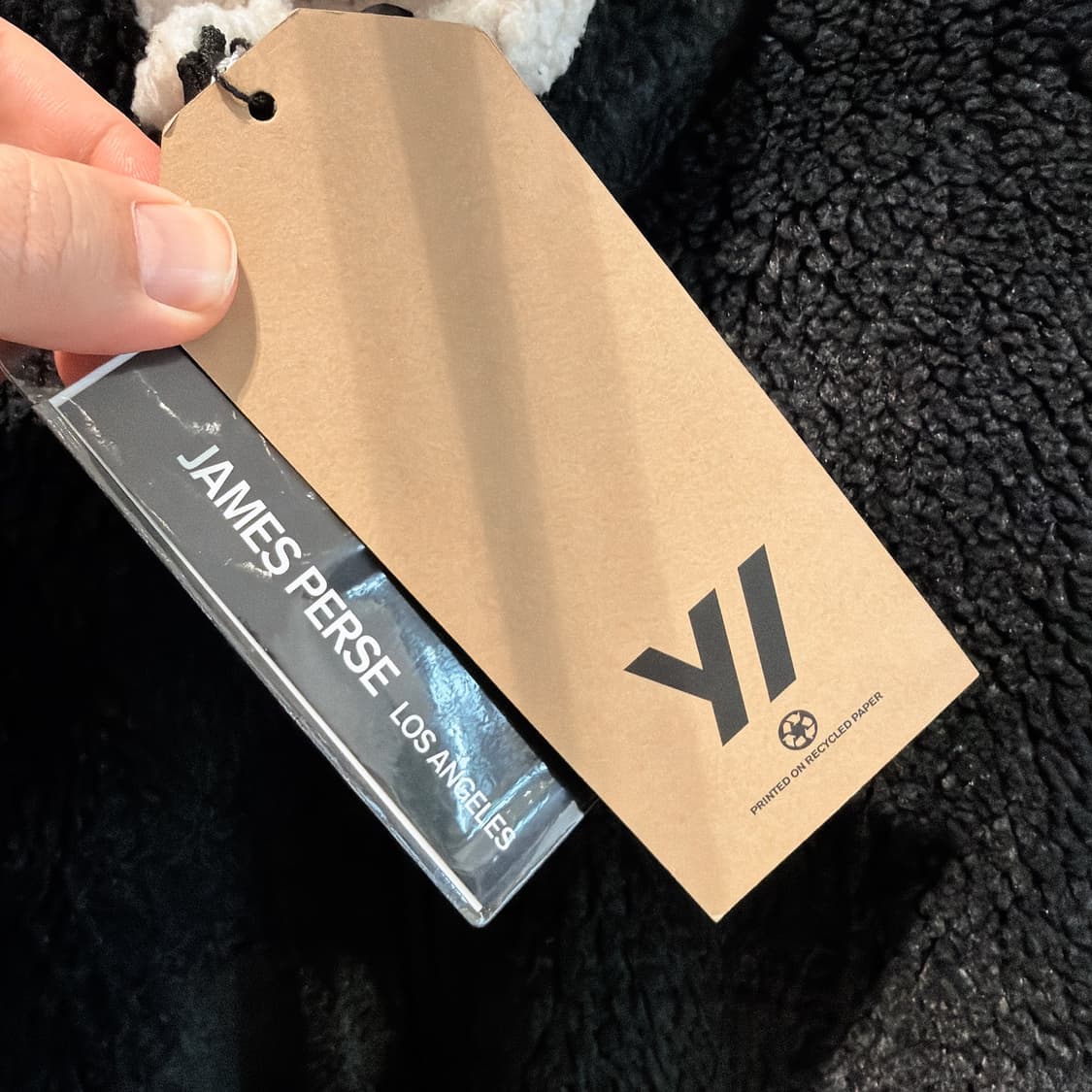 (정품/새상품) 제임스펄스 요세미티 남성 카본 블랙 체크 보아 자켓 상품이미지3