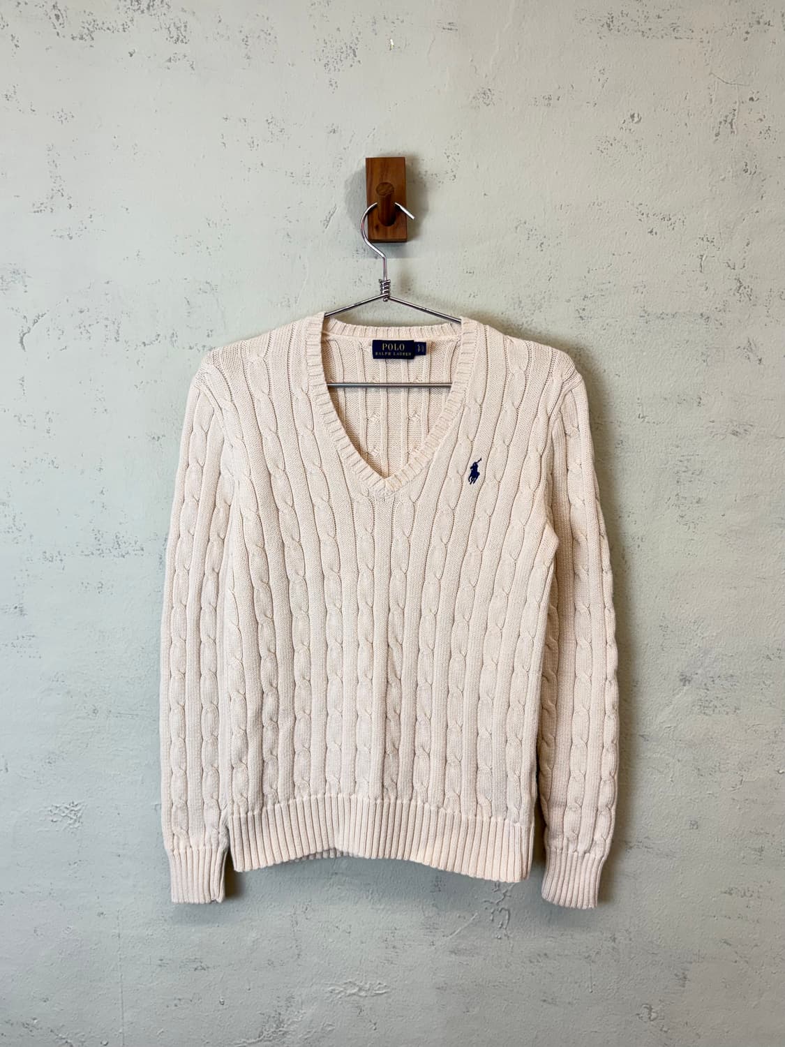 폴로랄프로렌 아이보리 케이블 니트 상품이미지1