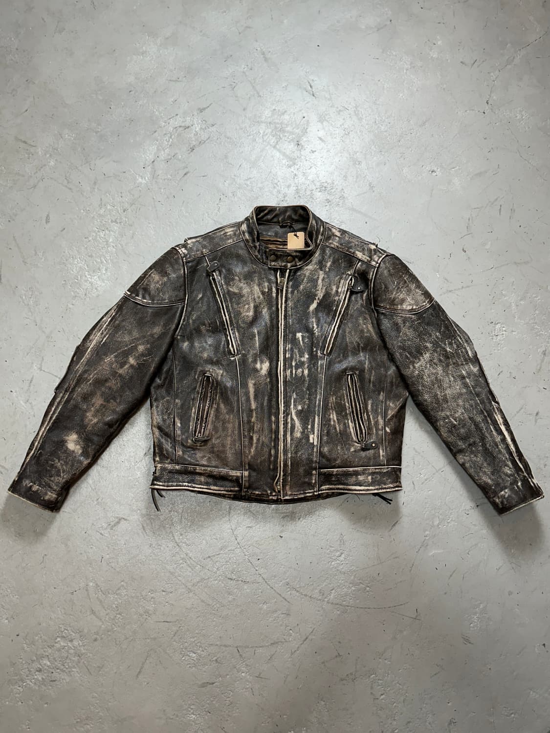 00's 빈티지 디스 레더 자켓 빈티지 레더 자켓 라이더 상품이미지1