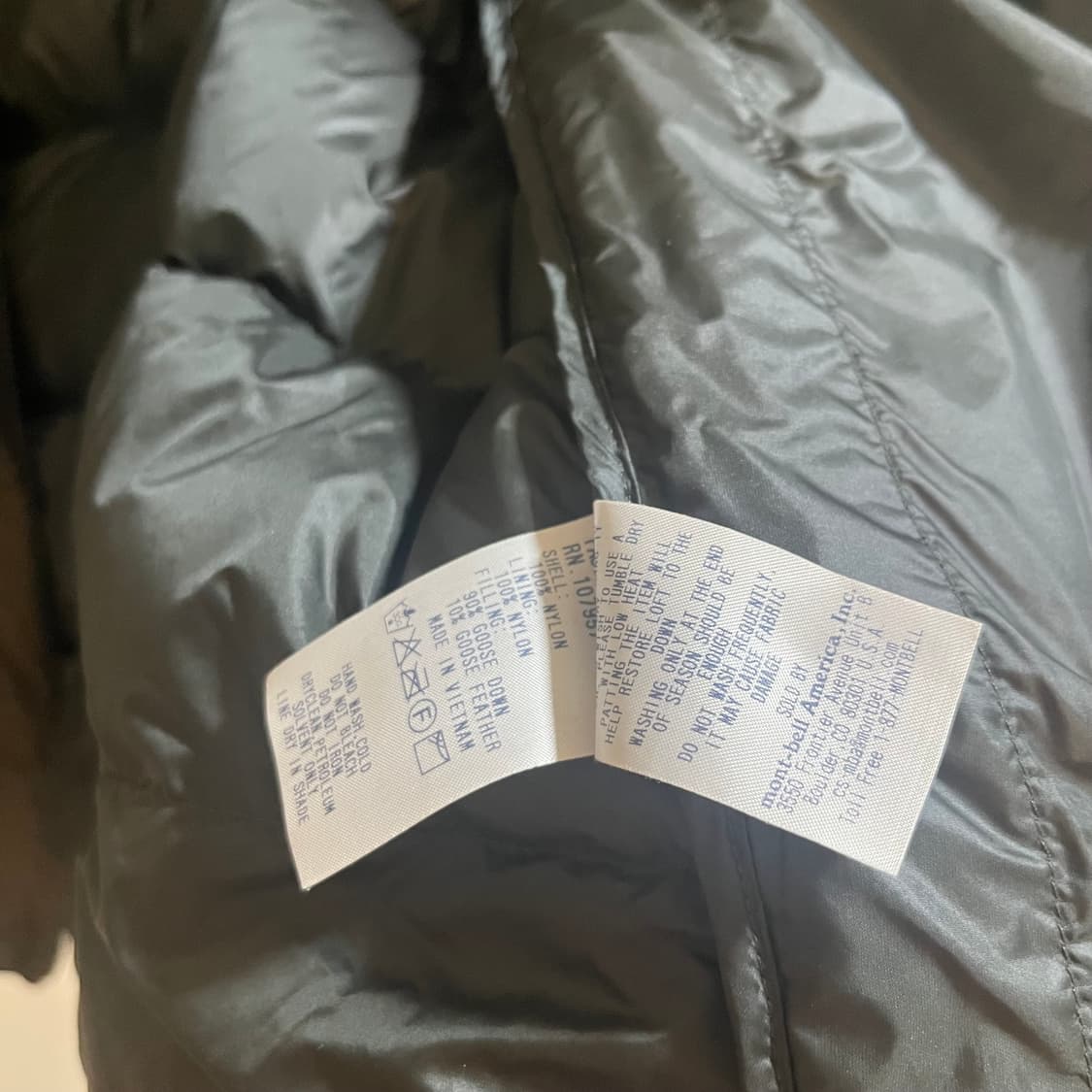 [L] 몽벨 알파인 다운 파카 패딩 브라운 상품이미지4