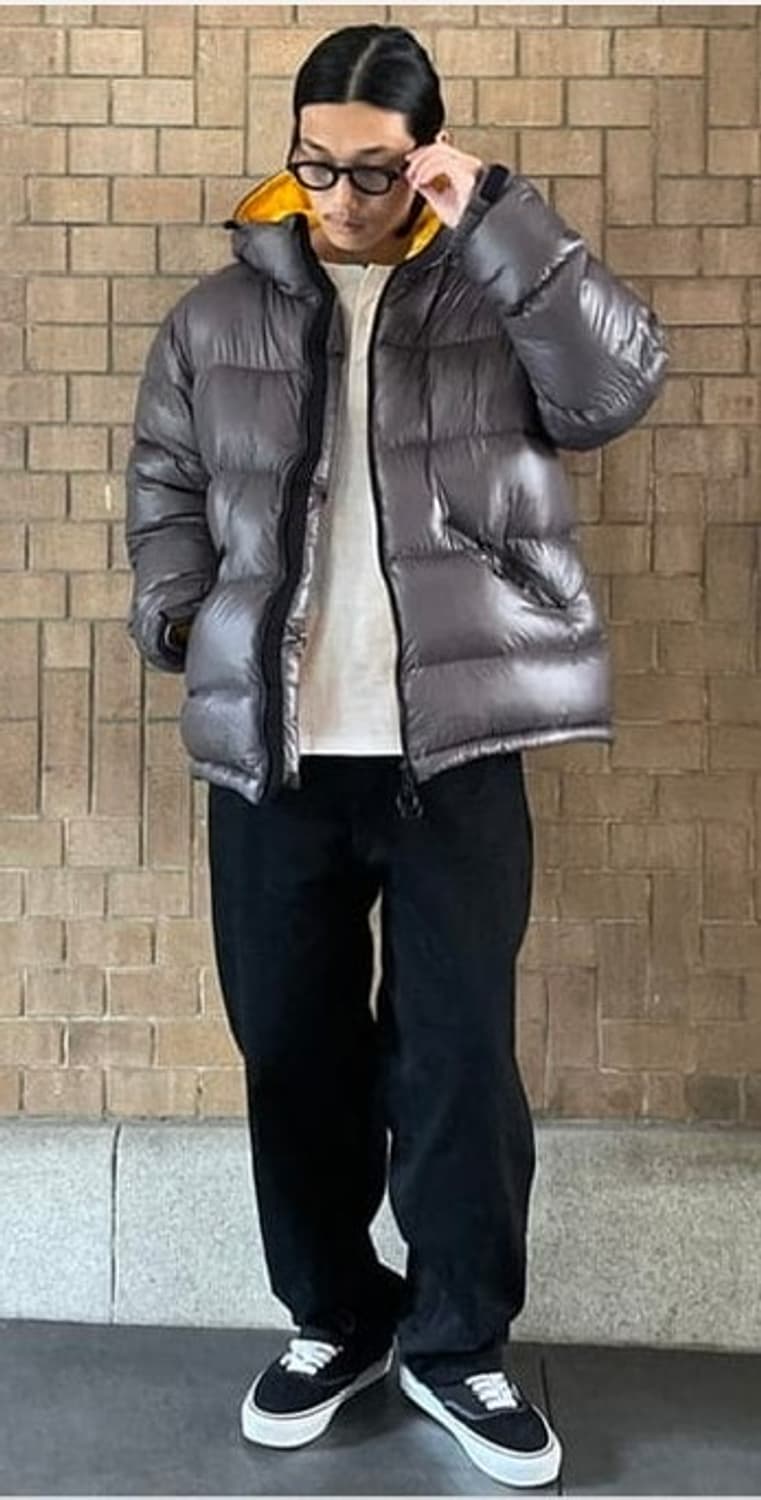 (이번주만특가,제안환영)착샷있음.난가*필그림 25fw다운 그레이 팝니다 상품이미지8