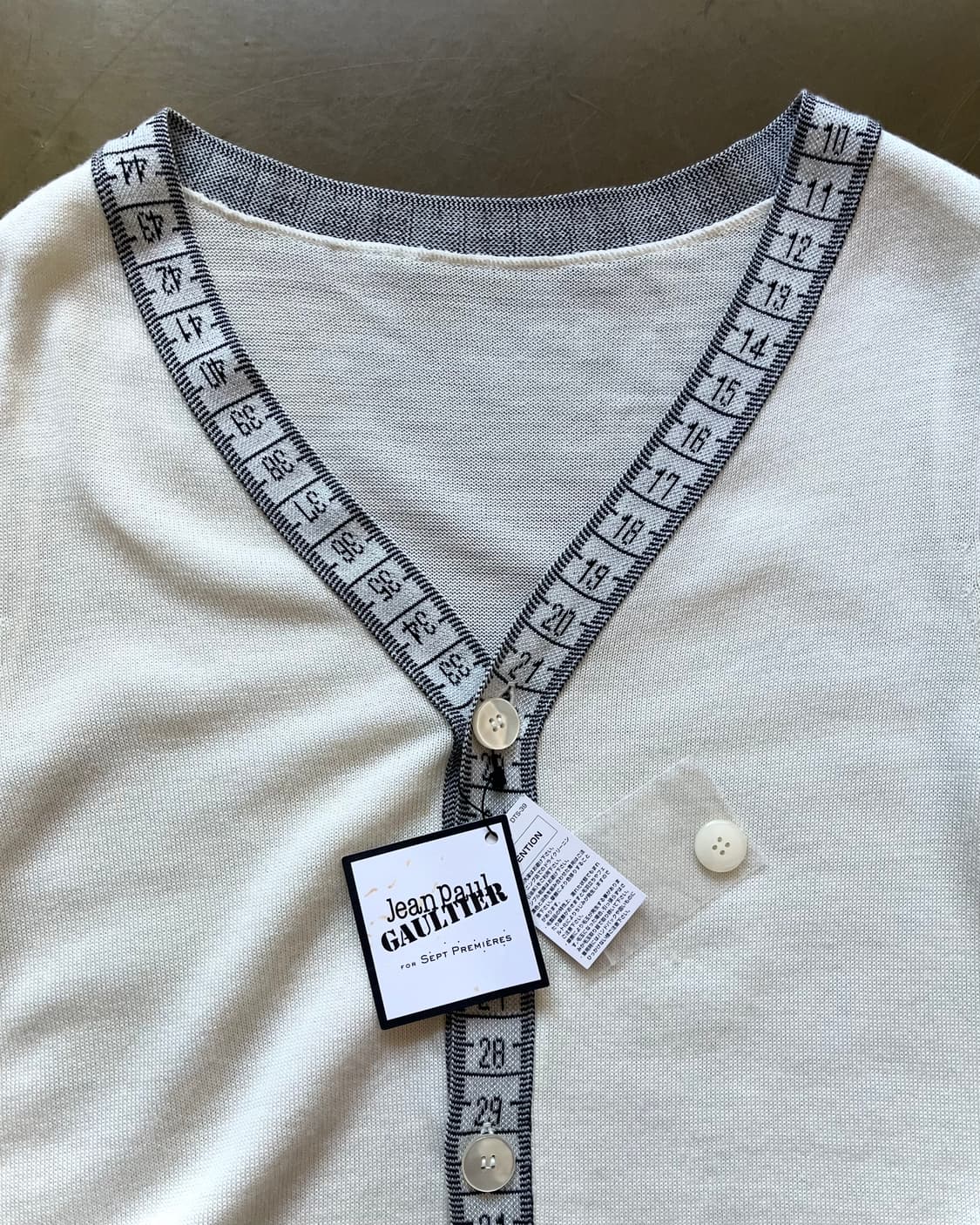 2010‘s Jean Paul Gaultier Ruler Cardigan 상품이미지5