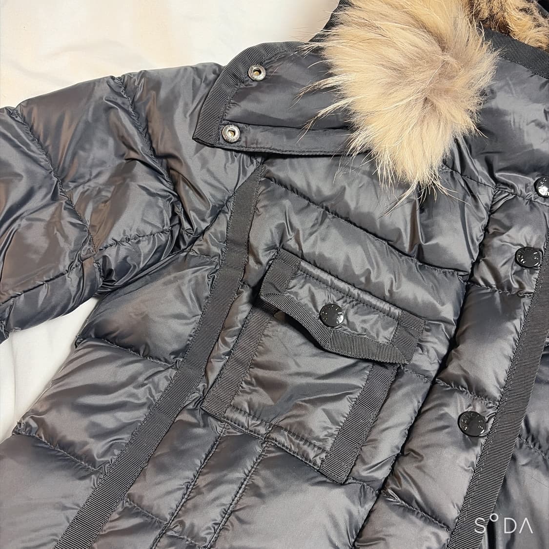 몽클레어 헤르민 퍼 롱패딩 2사이즈 상품이미지5