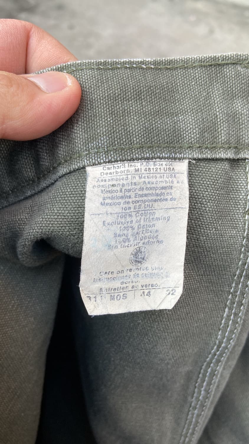 44) 칼하트 B11 모스그린 싱글니 팬츠 상품이미지6