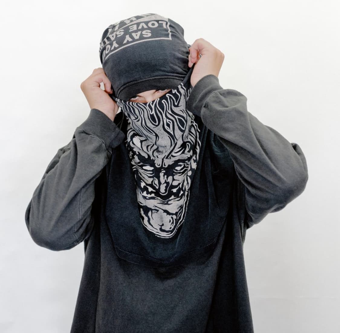 90s white zombie long sleeve xl 상품이미지1