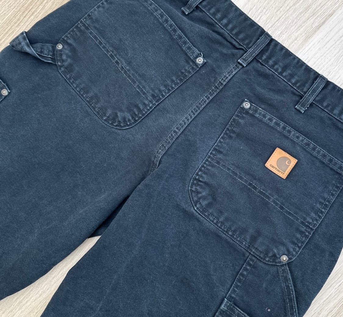 2015 칼하트 B136 BLK 블랙 더블니 카펜터 팬츠  상품이미지6