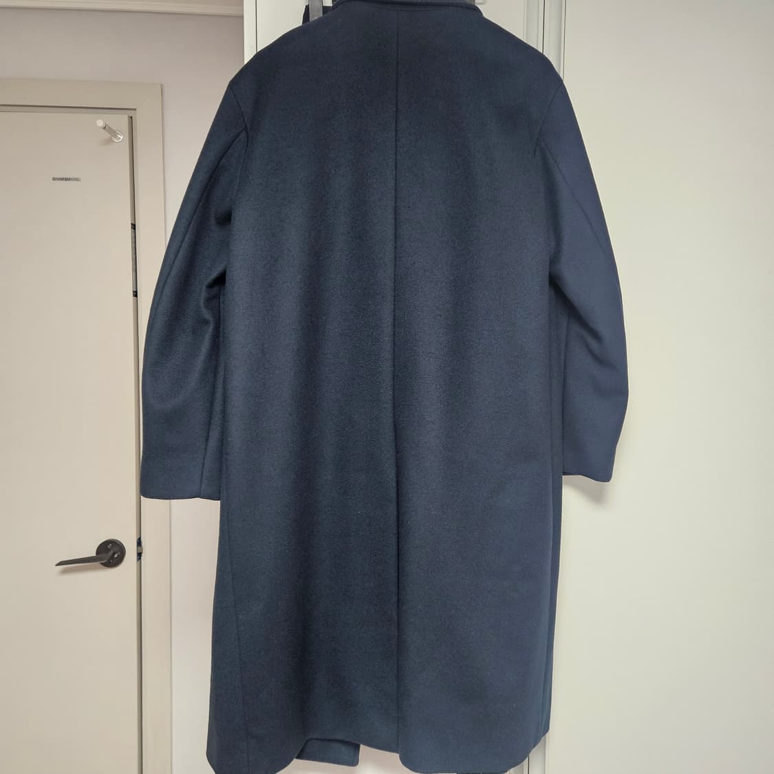 엘무드 알란 오버핏 더블 코트 터콰이즈 44 상품이미지3