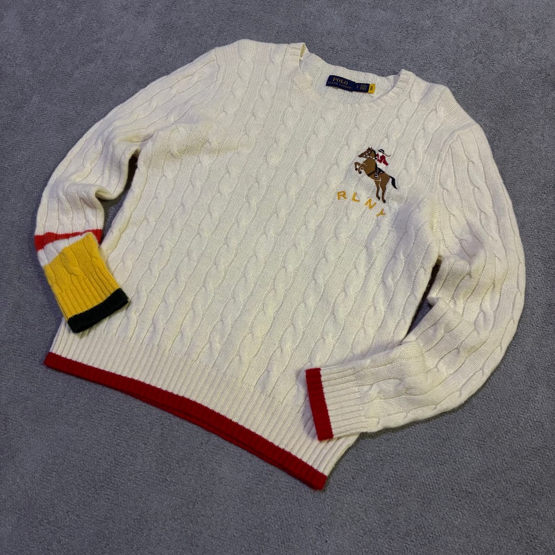 폴로 랄프로렌 꽈배기 니트 L 상품이미지1