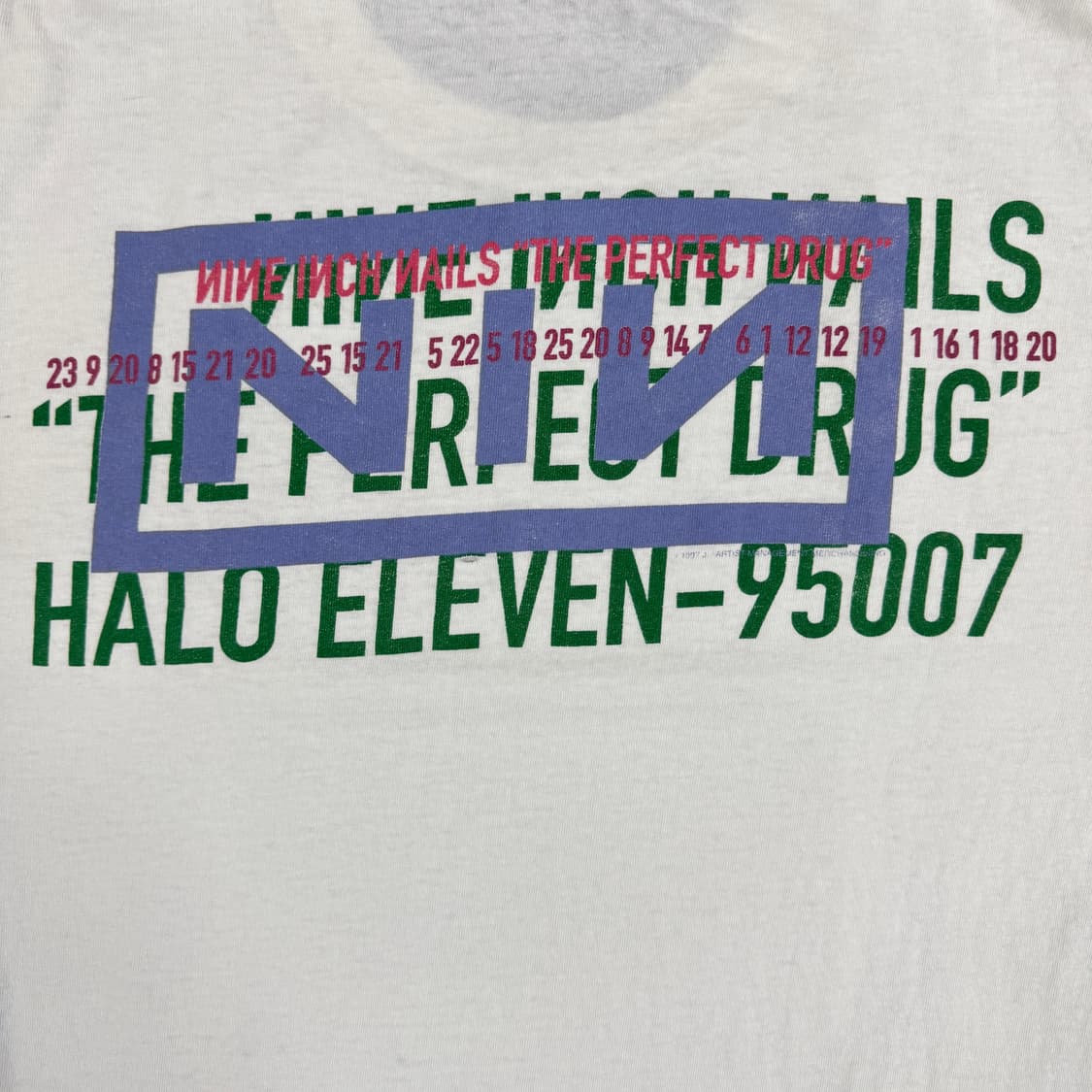 빈티지 90s Nine Inch Nails 나인인치네일스 티셔츠 상품이미지7