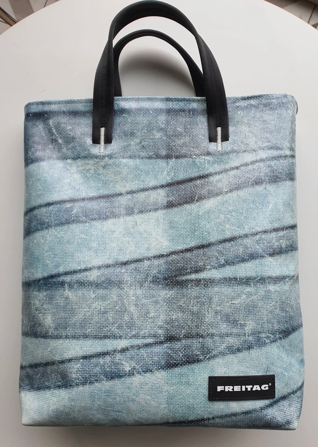 🌟프라이탁 리랜드 유니크모델 블루 스트라이프 민트택(ㅇ) 상품이미지2