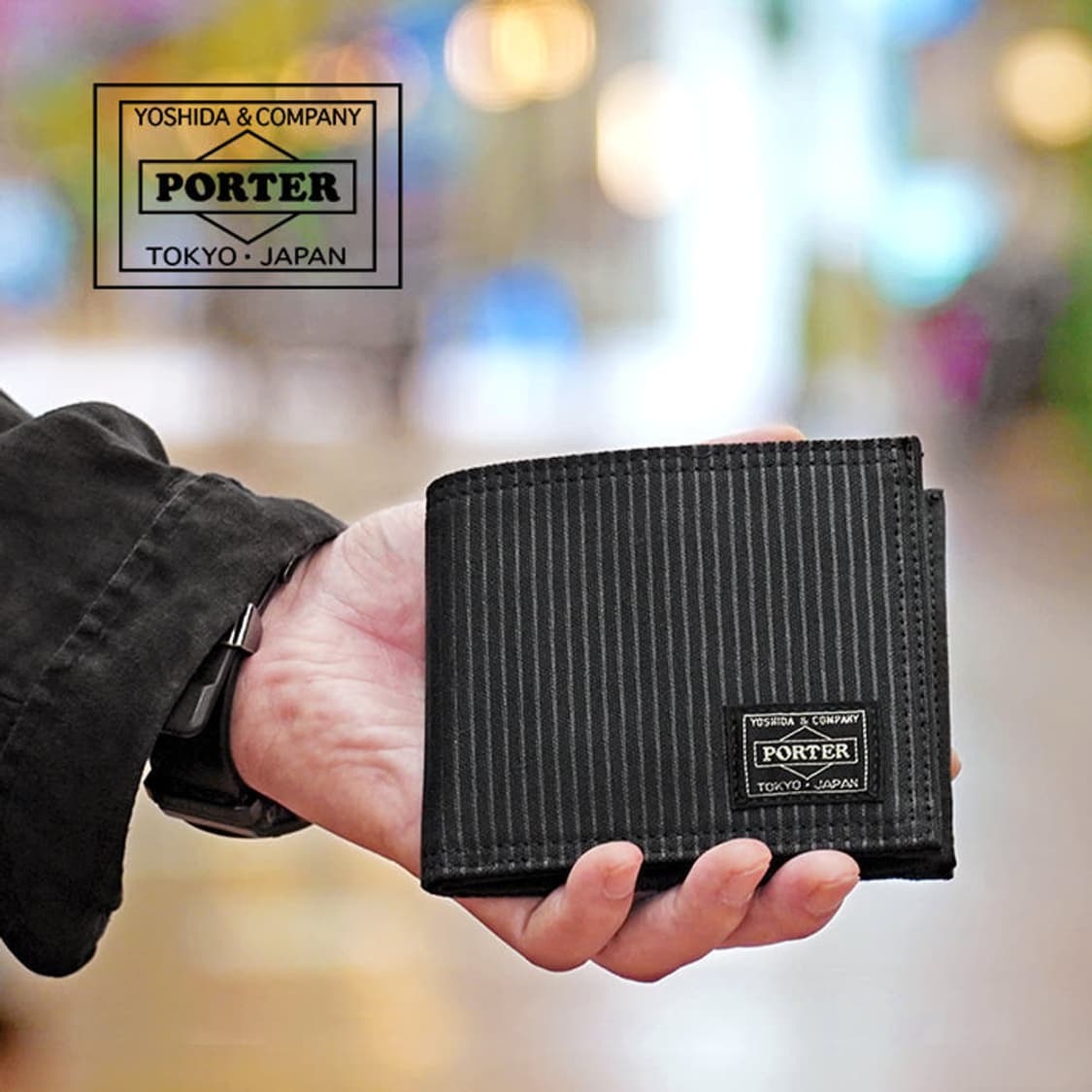 요시다포터 드로잉 반지갑 상품이미지2