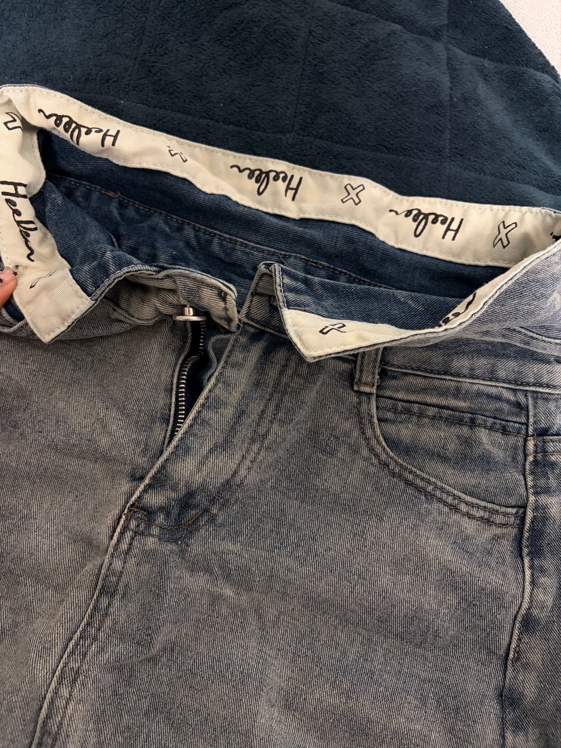 빈티지 청 롱치마 상품이미지1