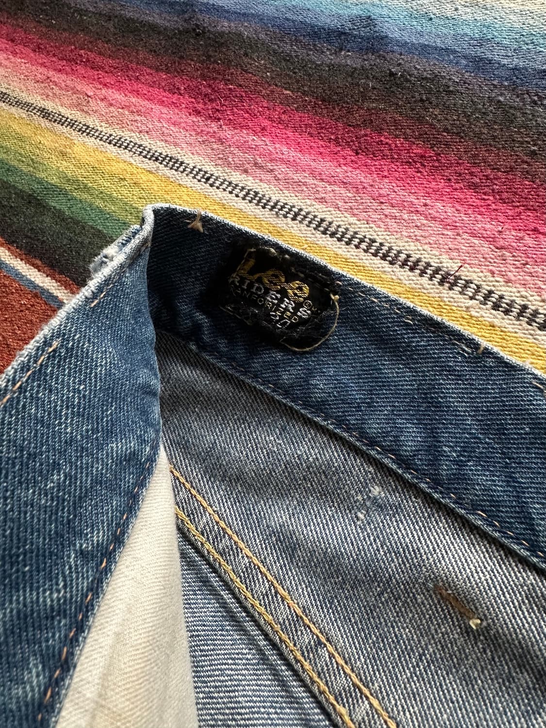 60s USA LEE 101z Selvedge Denim Pants 상품이미지7