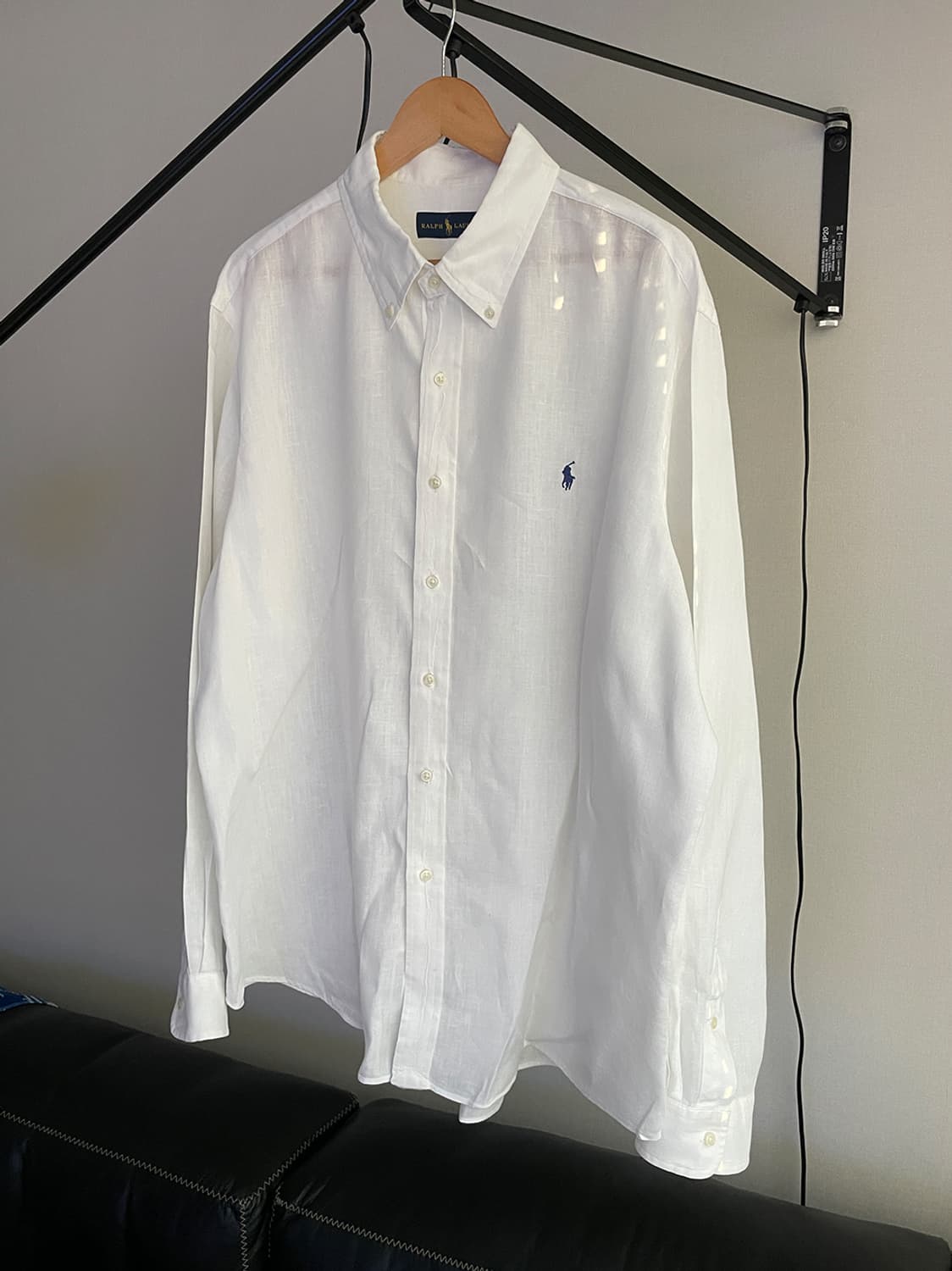 폴로 랄프로렌  화이트 린넨 셔츠 상품이미지2